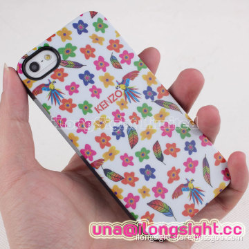 Colorful Kenzo flower TPU Case For iPhone 5/5s